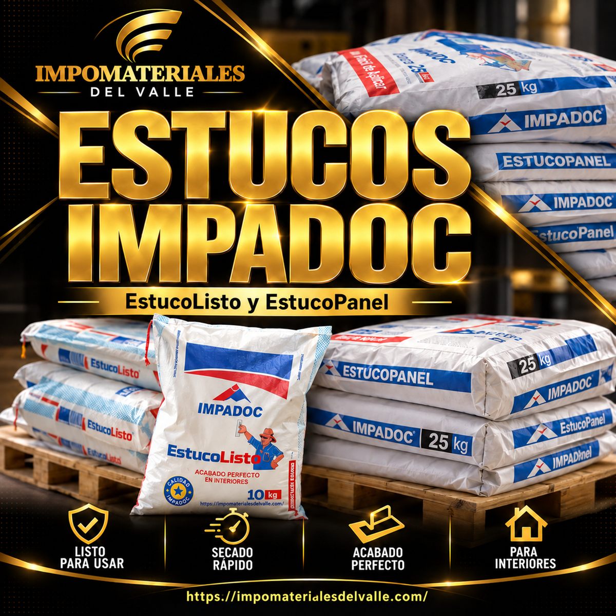 EstucoListo y EstucoPanel Impadoc