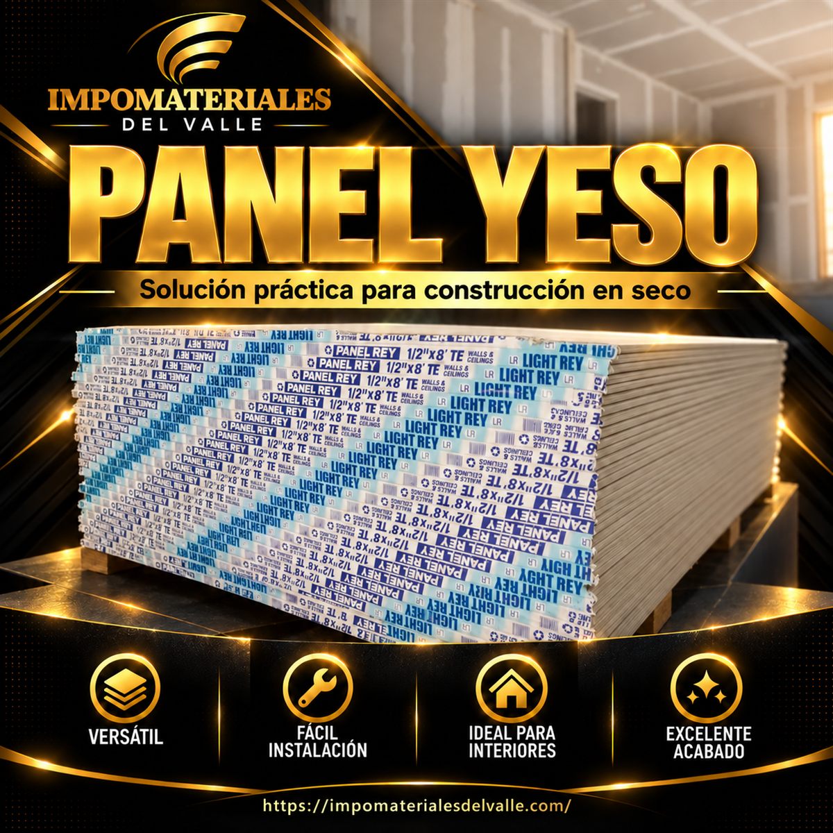Panel de yeso Panel Rey Light Rey